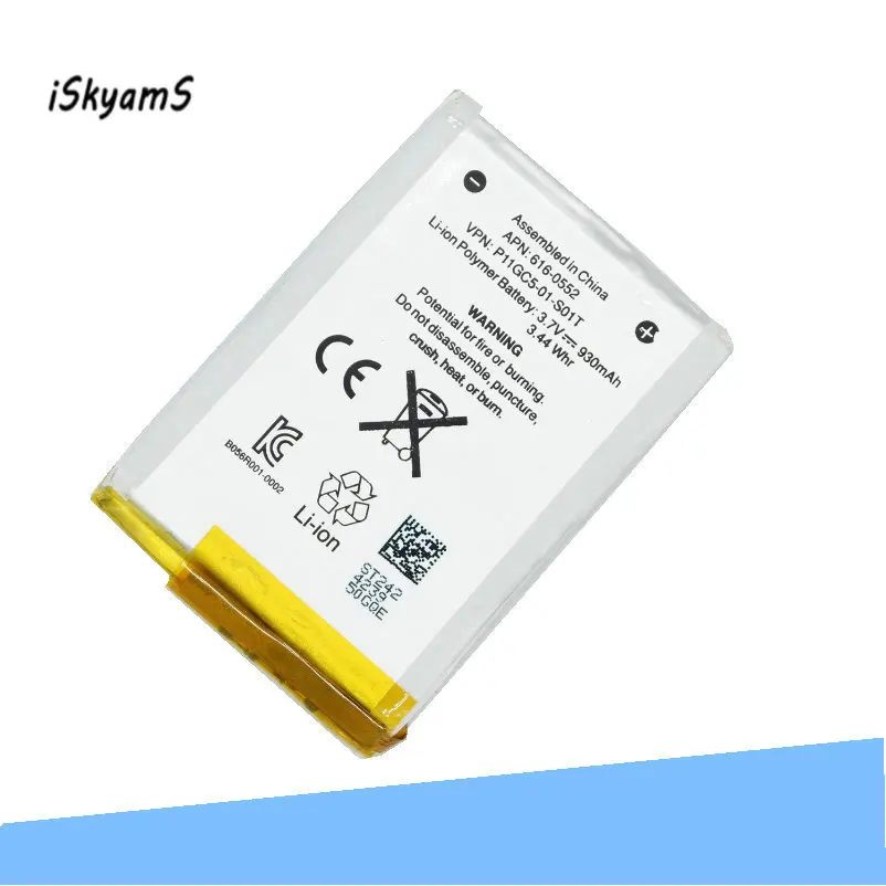20 шт./лот 930 мАч 616-0553 / LIS1458APPC внутренняя сменная батарея для iPod Touch 4-го поколения 4 4g