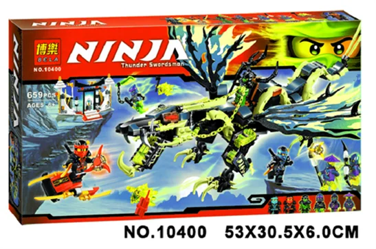 658 шт., конструктор Ninjagoes The Morro Dragon, кубики, модель Ninjagoes, развивающие игрушки для детей