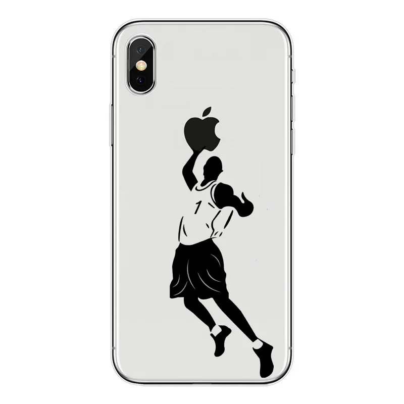 Чехол для iphone 8 Plus баскетбольный спортивный чехол баскетбола футбольного игрока