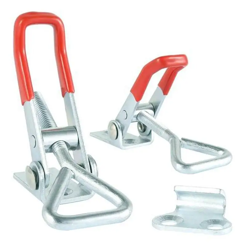 Stainless Steel Cabinet Boxes Handle Adjustable Toggle Clamp Clamping Metal 100kg 220 Lbs Quick Release Holding Latch Hand Tool