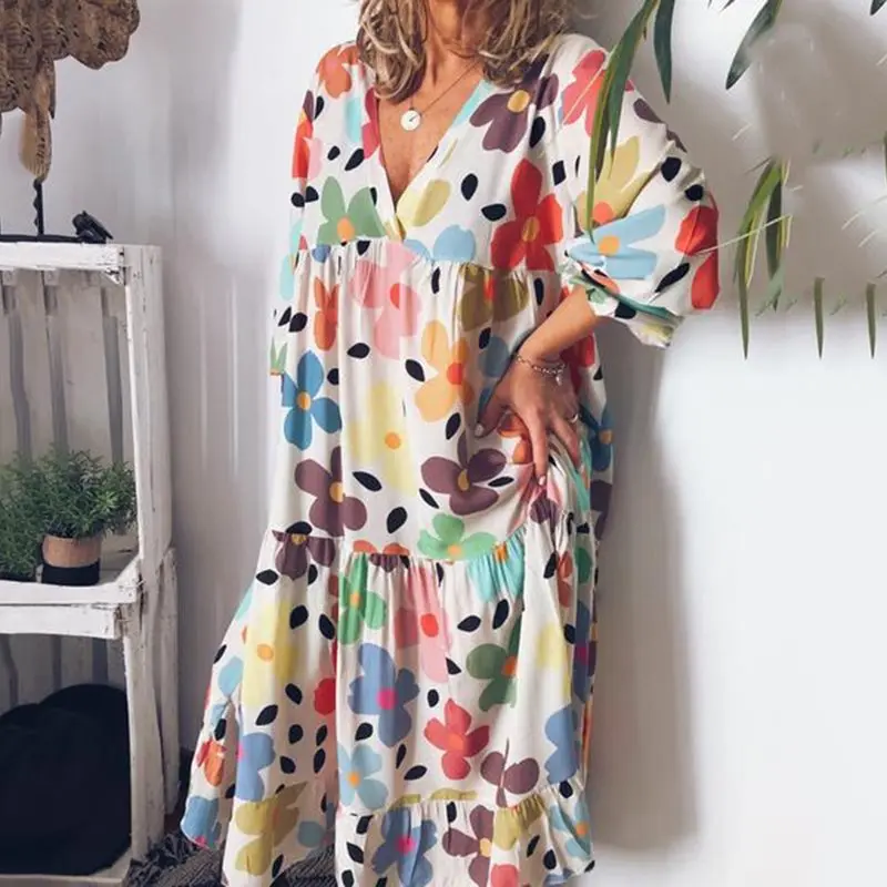 Boho сексуальные Клубные пляжные желтые Большие размеры женские миди платья