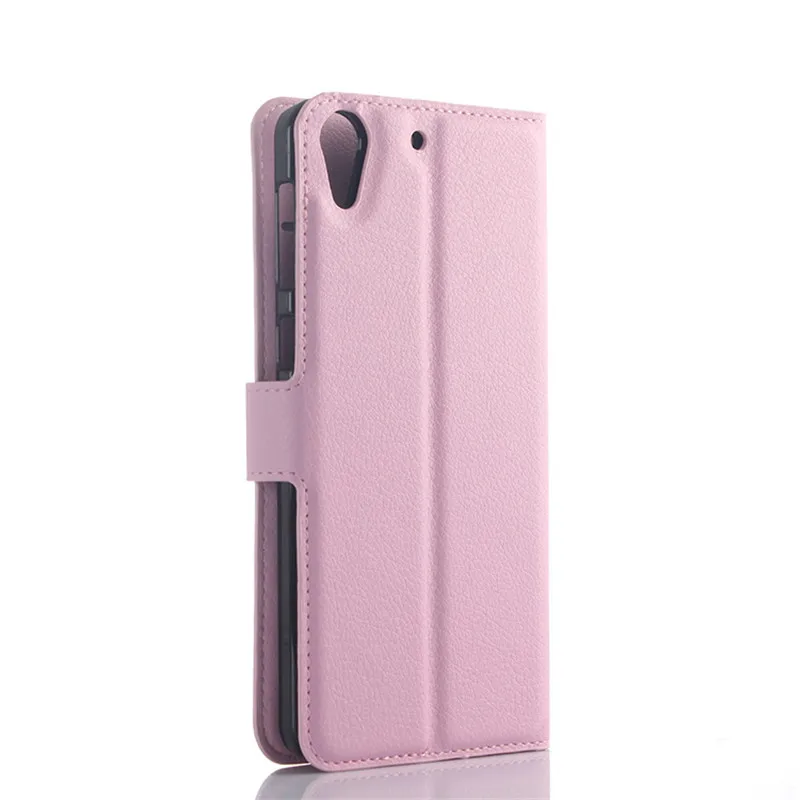 Для htc Desire 728 чехол новинка 2015 Личи кожаный бумажник Стенд для телефона |
