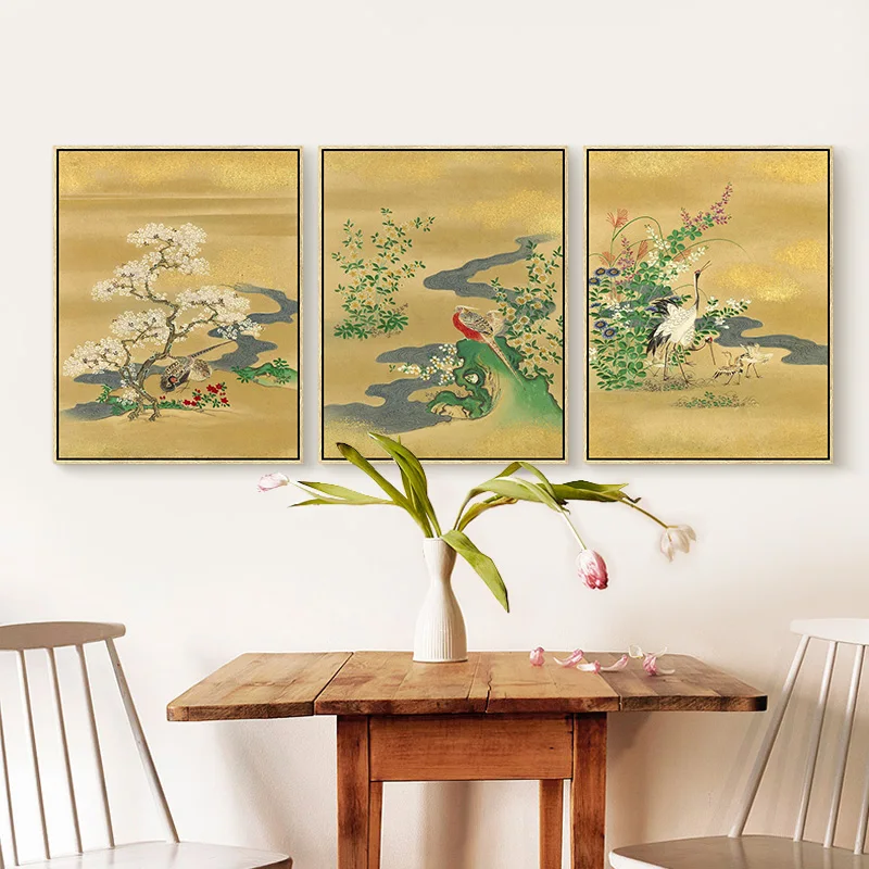 Цветок дерево холст картина небольшой путь простая Гусь фото зеленая трава