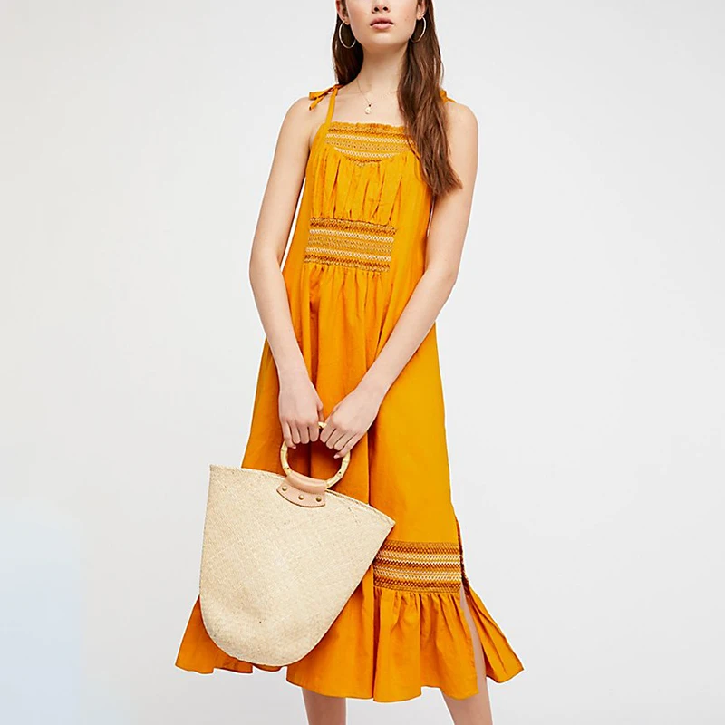 Ruched праздничное платье Женский 2018 Новое поступление Лето Сладкий рукавов на