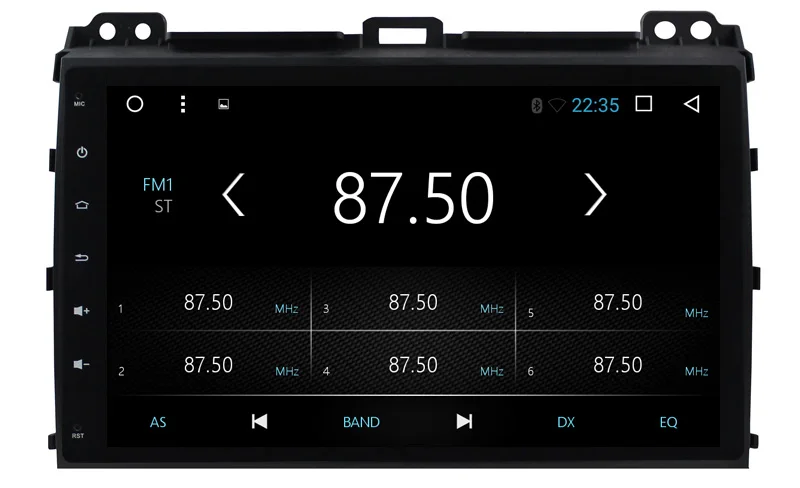 Восьмиядерный Android 8 1 Автомобильный видео GPS для Toyota Prado 120 Land Cruiser 2004-2018 с радио BT AUX
