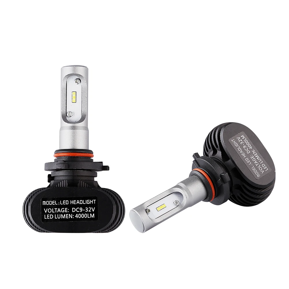 Авто HB3 9005 светодиодные лампы фар H1 H7 H11 H4 Hi Lo Beam 6000K 50W 8000LM LED конверсионный комплект
