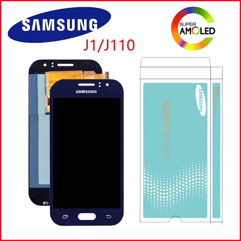 Оригинальный супер AMOLED для Samsung Galaxy J1 ЖК дисплей Ace J110 SM J110F J110H J110FM с сенсорным