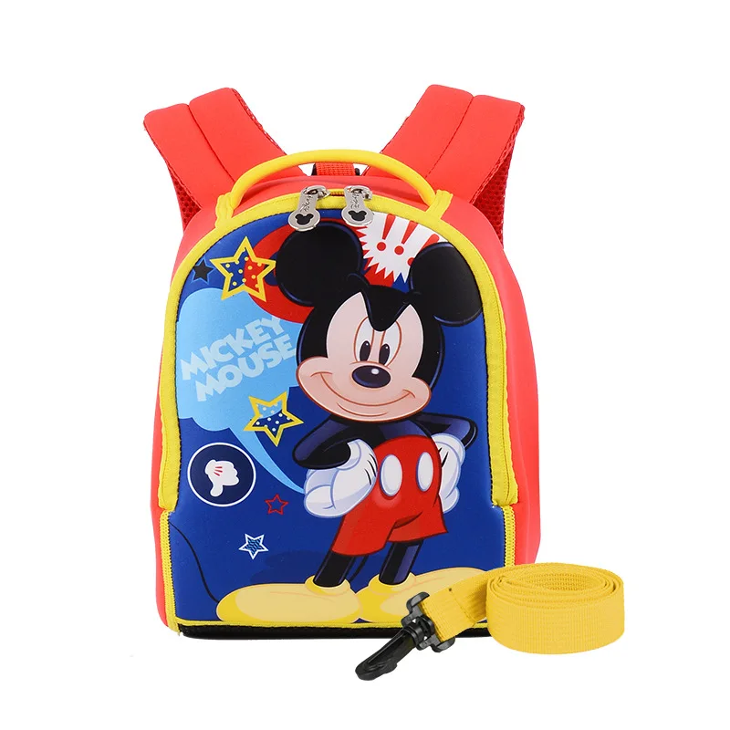 1 Disney Микки Маус ребенок мультфильм сумка для школы детей детский сад рюкзак мальчик женская сумка Книга сумка DJ6001 - Цвет: 1