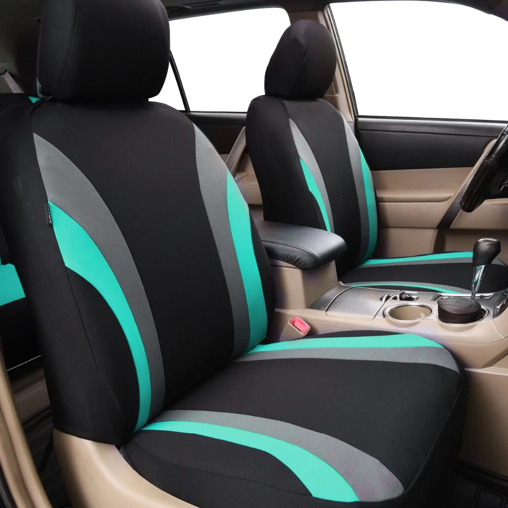 Автомобильные чехлы для сидений из сетчатой ткани зеленого цвета универсальный