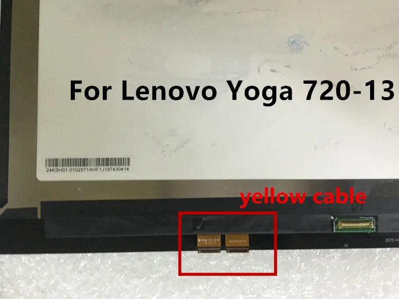13 3 &quotLCD LED сенсорный экран в сборе с рамкой для Lenovo Yoga 720-13IKB 5D10N2429 5D10N24290 5D10K81089 |