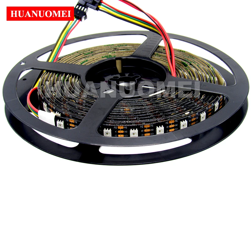 APA102 72 светодиодный s 5050 SMD RGB пикселей цифровой Водонепроницаемый ленты Гибкие