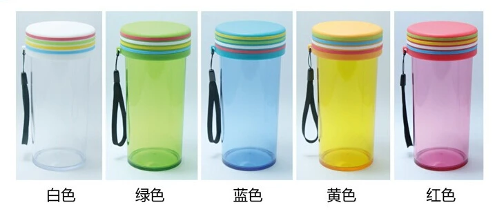 2016 модная цветная Радужная прозрачная портативная бутылка для воды | Дом и сад