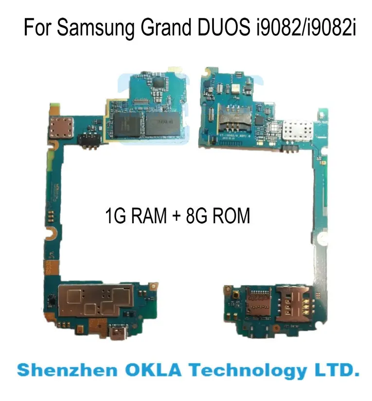 Материнская плата Samsung Galaxy Grand Duos I9082/i9082i 1 ГБ ОЗУ 8 Гб ПЗУ WCDMA материнская сменная