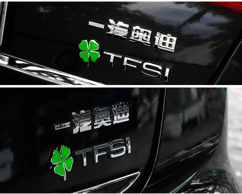Полый Клевер хромированная металлическая подвеска с эмблемой Alfa Romeo Love Heart 4 Leaf Clover Healty богатство символ удачи автомобиля зеркальный орнамент