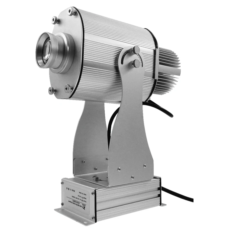 Advertising Rotary and Static Images Silver 20W LED Gobo Projector 1700lm Company Logo Custom Image Indoor Outdoor | Производственное