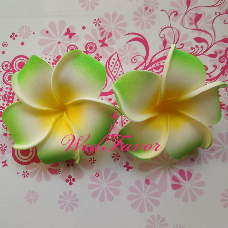 100 шт. 7 см искусственные Гавайские Цветочные головки из пенопласта для рукоделия