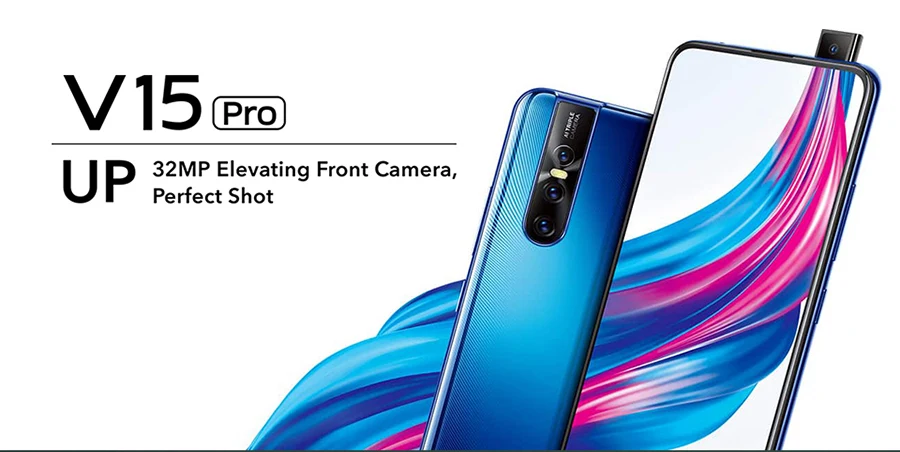 Глобальная версия,, Vivo V15 Pro, 6,39 дюймов, 48 МП, 6 ГБ, 128 ГБ, четыре ядра, мобильные телефоны Snapdragon 675, встроенный экран, отпечаток пальца, мобильный телефон
