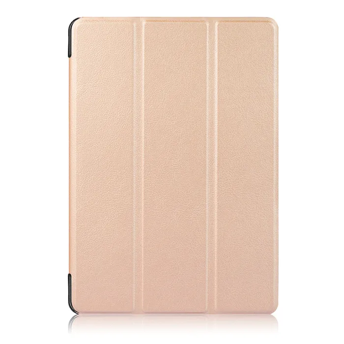 Чехол-подставка из искусственной кожи для huawei Mediapad T3 10 AGS-L09 AGS-L03 9,6 дюймов планшет+ 2 шт защита экрана(T3 10,0 - Цвет: Gold