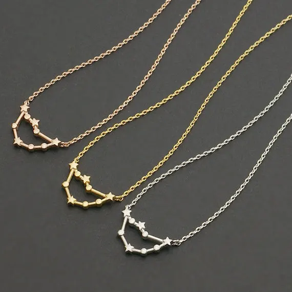 Ромашки Новый Козерог Знак зодиака кулон Созвездие Цепочки и ожерелья для