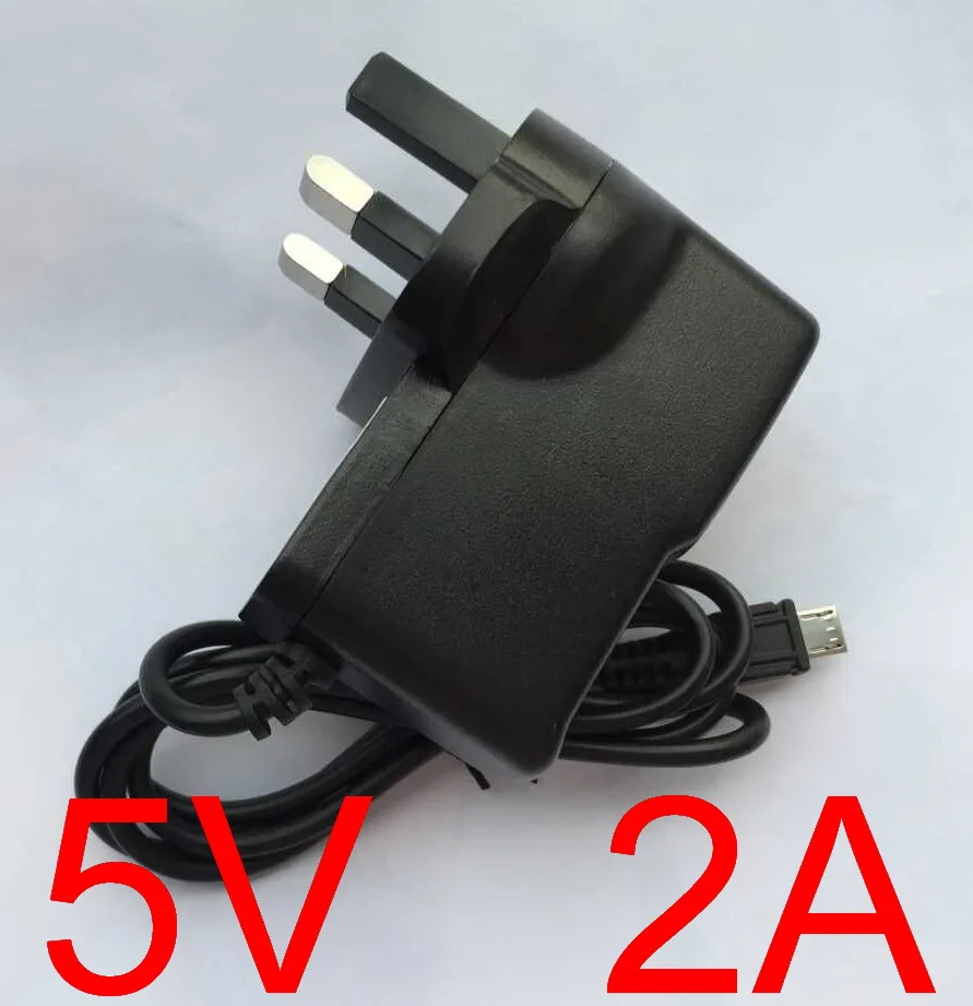 1 шт. 5В 2А AC 100В-240В Высокое качество DC 2000mA Micro USB зарядное устройство для планшетных
