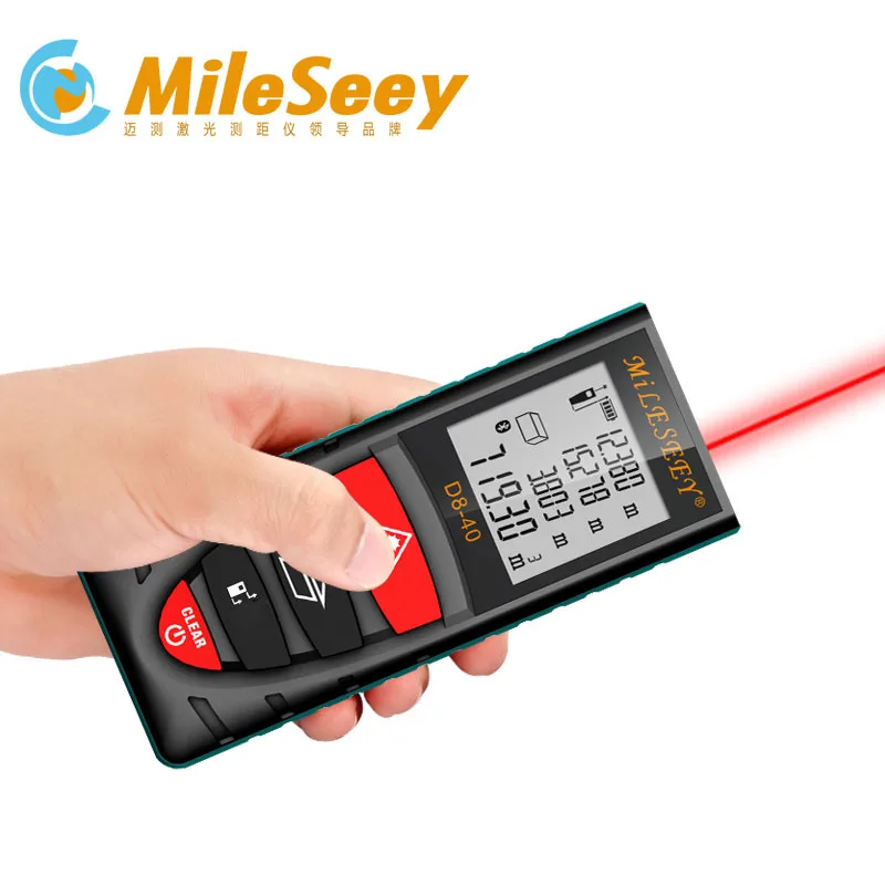 Лазерный дальномер Mileseey D8 Ручной цифровой измеритель расстояния уличный