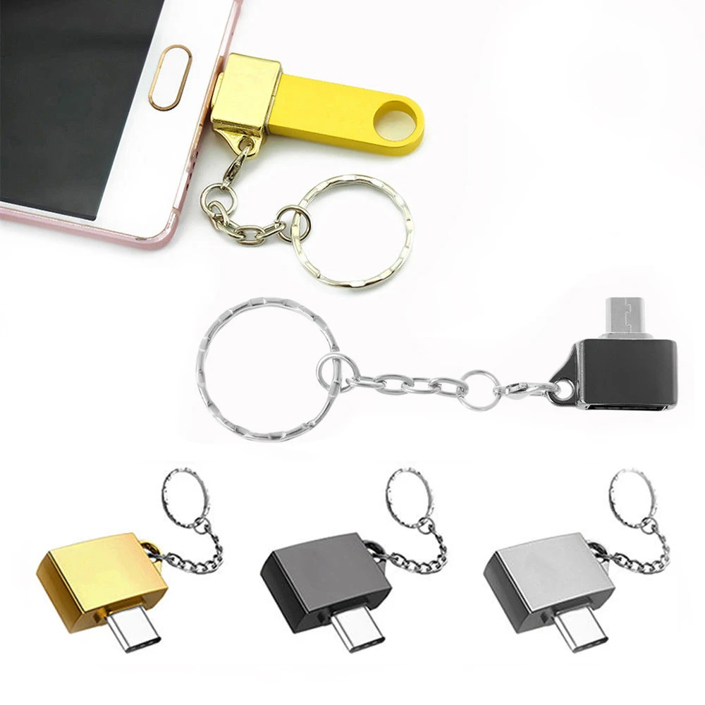 Usb-USB-C C OTG адаптер Металлический Micro type конвертер USB 2 0 Женский к 3 1 мужской |