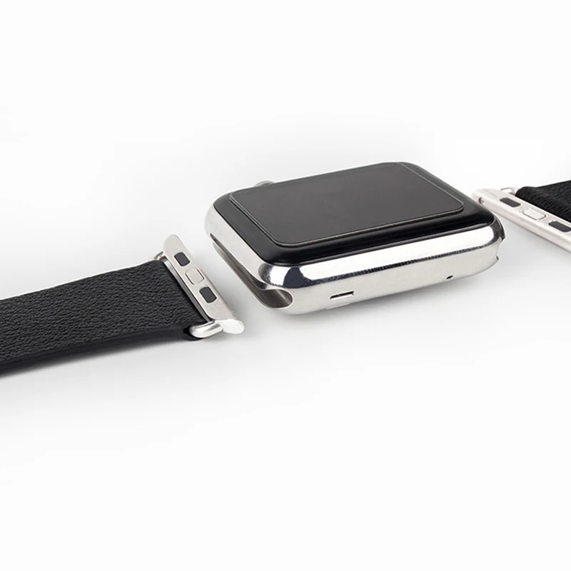 Соединитель ремешка для часов Apple Watch Band 38 мм 40 42 44 адаптер из нержавеющей стали