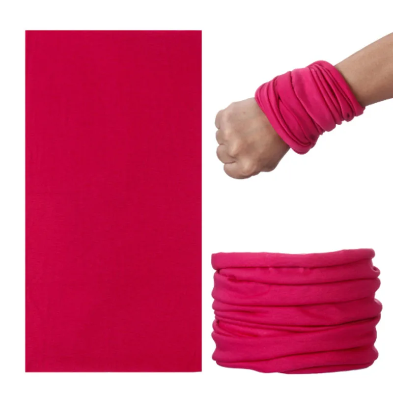 1 шт. уличный шарф наружные головные уборы однотонная бандана маска трубка для