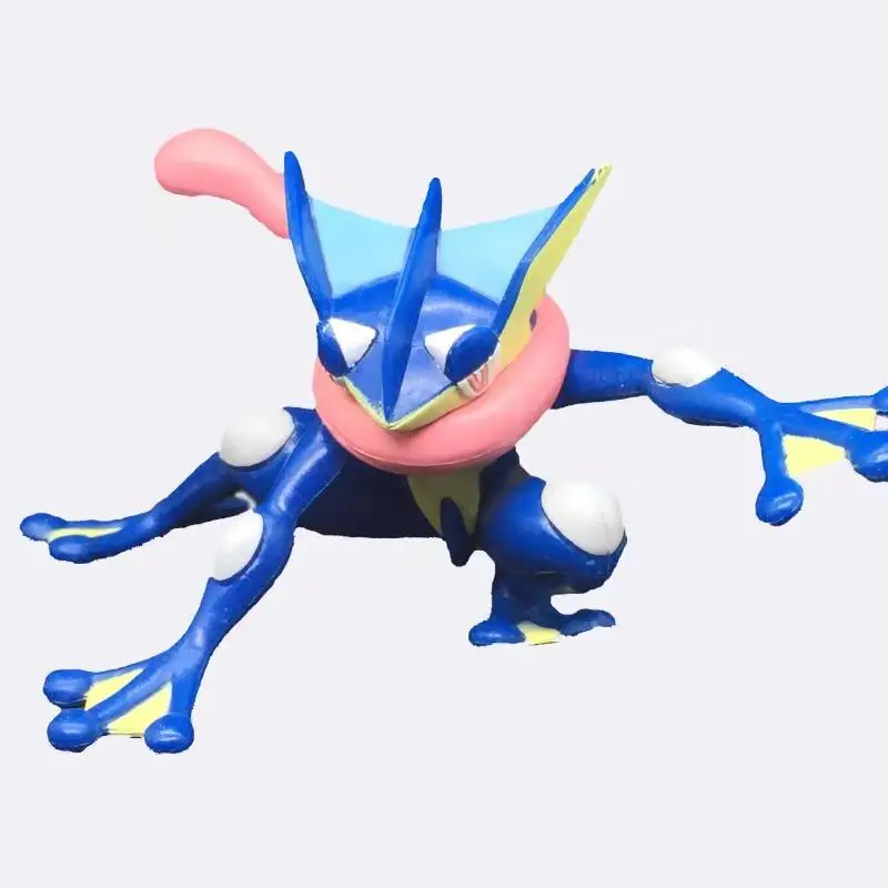 4 см, чармандер, Popplio Литтен Lucario Пикачу Rotom Rowlet Treecko Torchic Иви Fennekin Greninja ПВХ игрушки, куклы фигурки - Цвет: Greninja