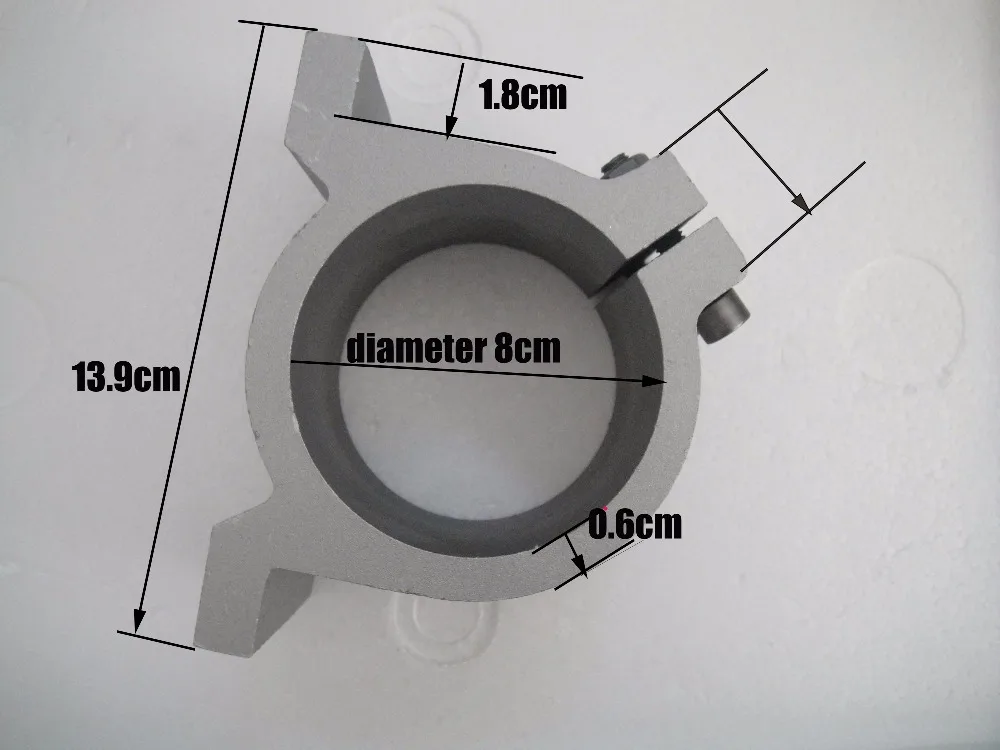 80 мм кронштейн шпинделя двигателя сиденье cnc резьба машина зажим держатель литой
