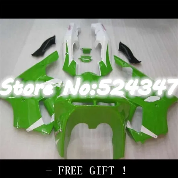 

Hot Sales,94-97 Ninja ZX-6R Fairing kit For kawasaki Ninja ZX6R 1994-1997 ZX 6R 94 95 96 97 Green and white Motorcycle Fairings