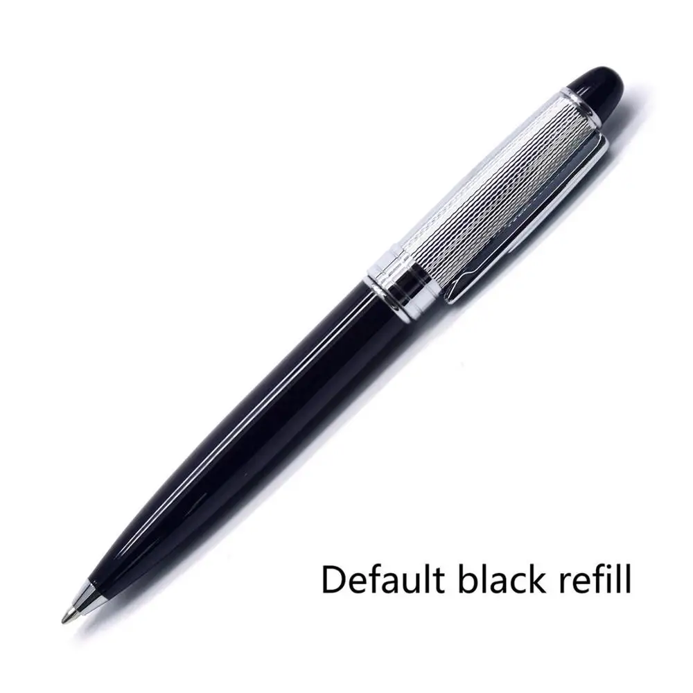 Pen - Black ink Шариковая ручка CCCAGYA C001 из тяжелого металла с резным дизайном. Обучающая ручка школы офиса и отеля бизнес-принадлежности для письма подарочная ручка - Цвет: Pen - Black ink
