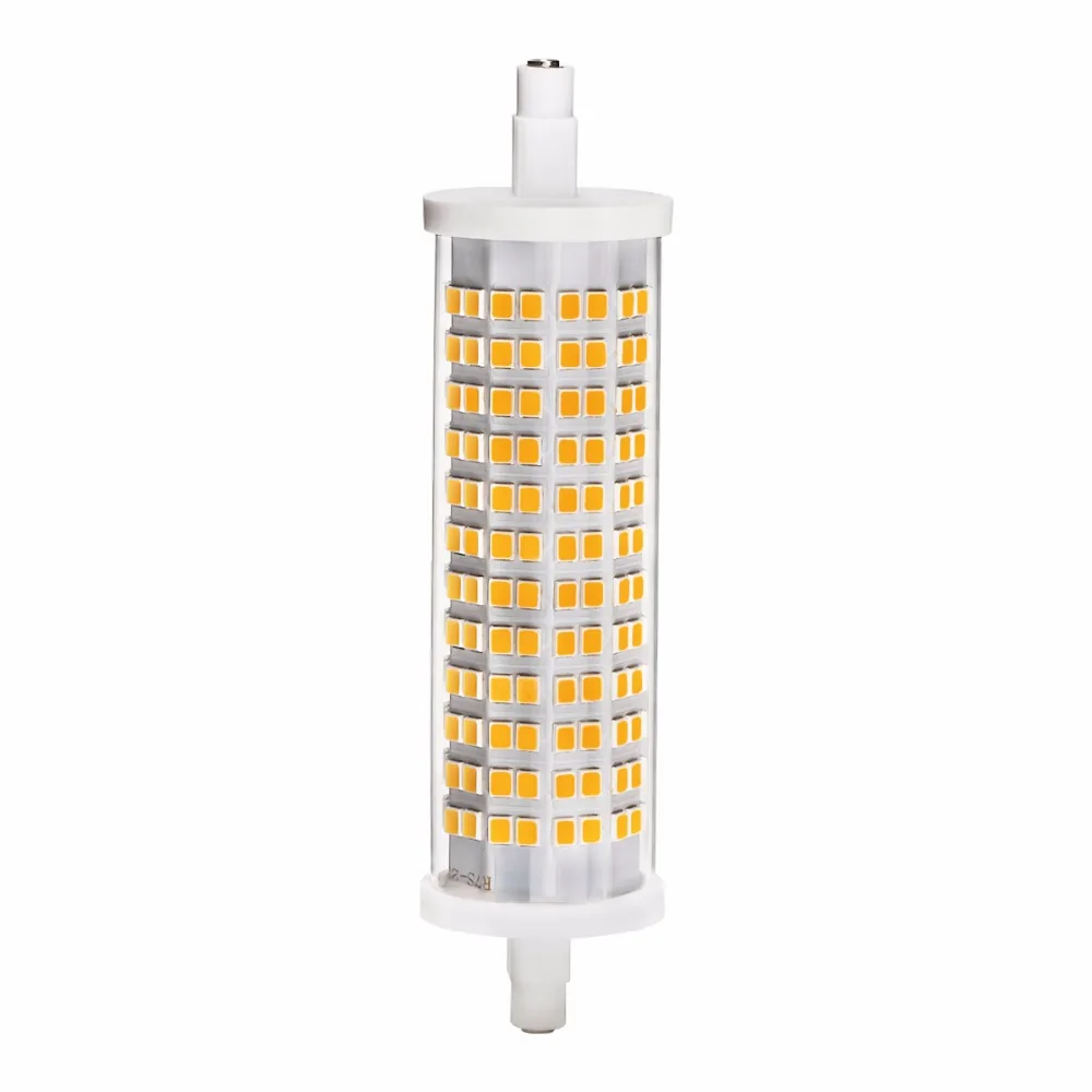 

YWXLight LED R7S 192LED Dimmable Energy Saving Corn Light Ceramics Light 18W AC 200-240V SMD 2835 High Wattage Super Bright Lamp