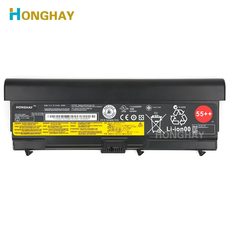 Аккумулятор Honghay для ноутбука LENOVO ThinkPad E40 E50 E420 E520 SL410 SL510 T410 T510 T420 T520 W510 W520 L410 L420 L510