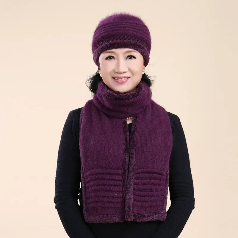 Новинка 2018 женские зимние шапки из кроличьего меха шерстяные теплые бархатные