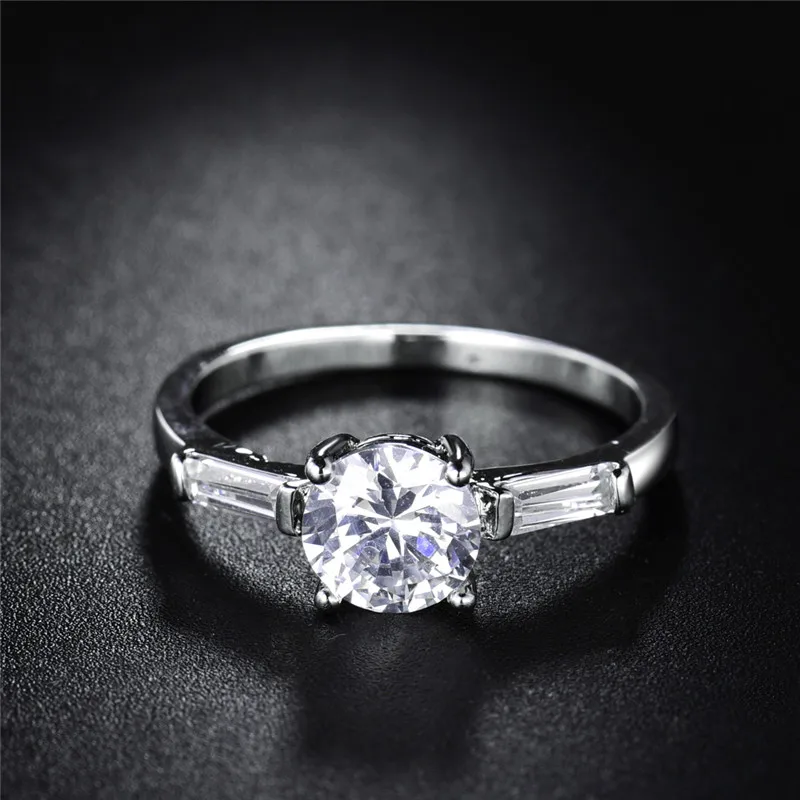 BUDONG модное женское кольцо миди с фианитом Обручальные Кольца Бесконечность