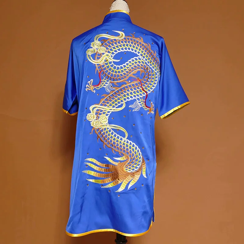 Wushu taichi одежда тайцзи changquan Униформа боевых искусств соревнование вышитая kungfu