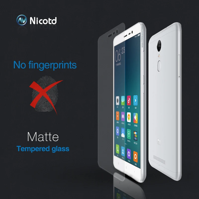 9H матовое закаленное стекло для XiaoMi RedMi Note 3 Note3 5 дюйма защита экрана без