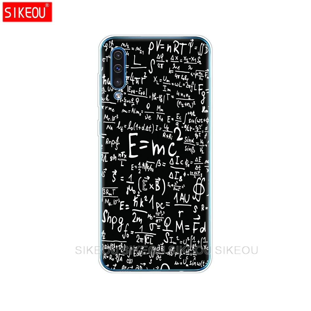 Для samsung Galaxy A50 силиконовый прозрачный Футляр задняя крышка чехол для телефона для samsung A50 A505 A505F SM-A505F мягкий чехол 6,4 - Цвет: 33954