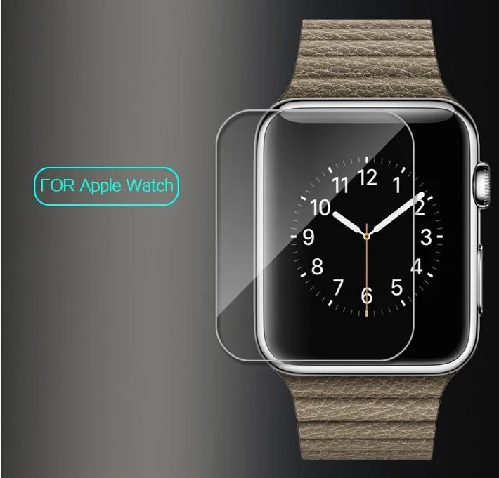 Закаленное стекло + чехол из ТПУ для Apple Watch Аксессуары 42 мм 38 iWatch Series 3 2 1 Защитная