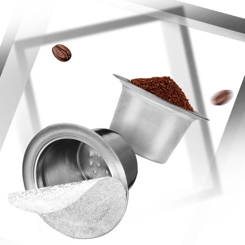Тампер из нержавеющей стали многоразовый Nespresso кофе капсулы многоразовые машина