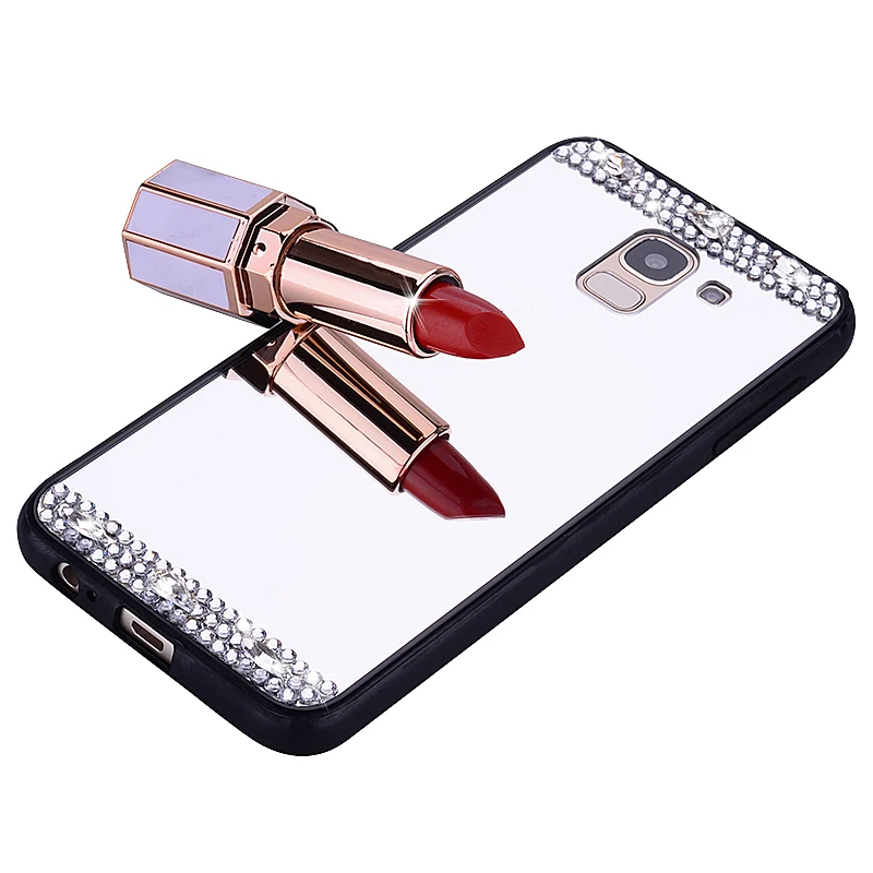 3d зеркальный блестящий чехол для iPhone 6 6S 7 8 Plus X XR XS Max Samsung S8 S9 S10 S10E A6 A8 J4 J6 A7 2018 Note 9 |