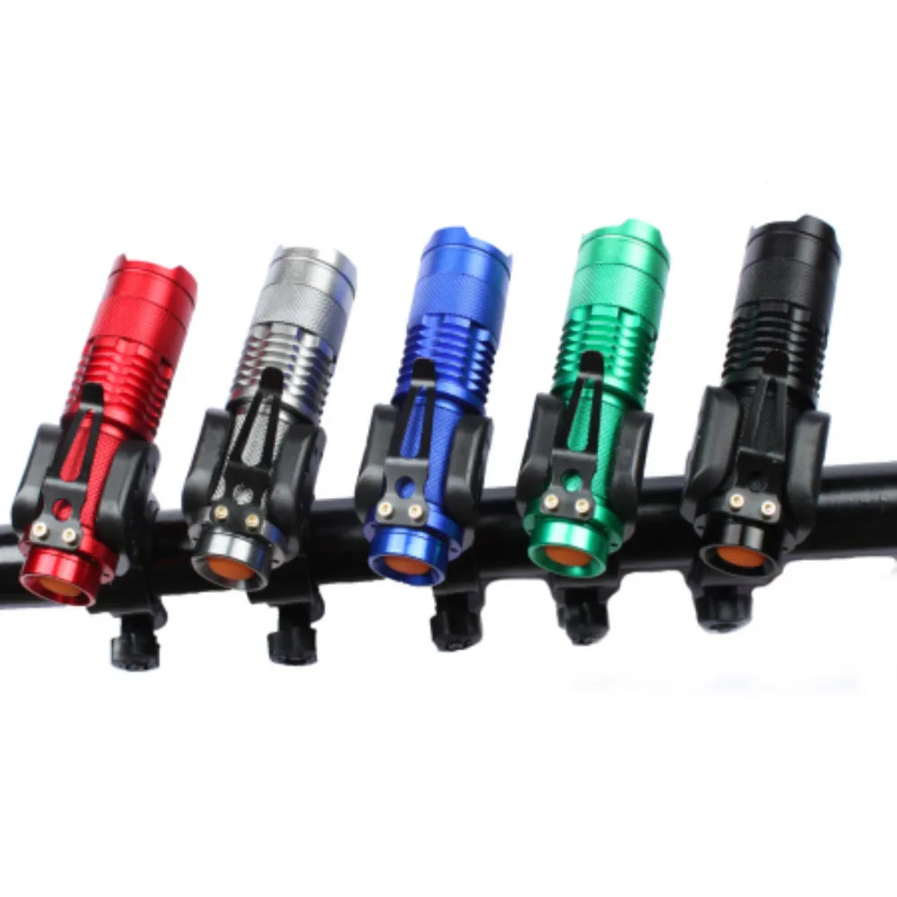 LED Bicycle Light 3500 Lumens Flashlight 3 Modes Q5 Cycling Front Bike lights Lamp Torch Waterproof Zoomable flashligh | Спорт и
