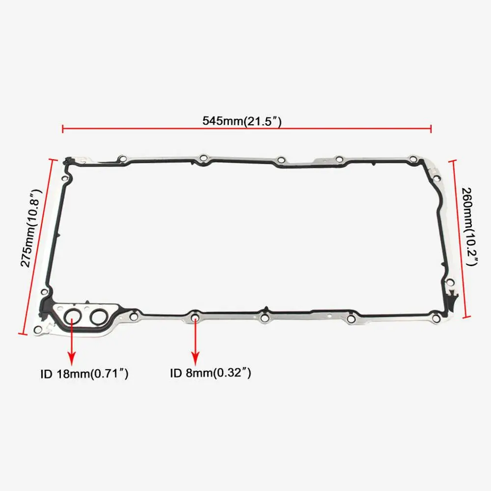 Прокладка масляного сковорода для GM CHEVROLET PONTIAC 5 3 7 6 0 LS1 LS2 LS3 LM7 LQ4 12612350|Прокладка