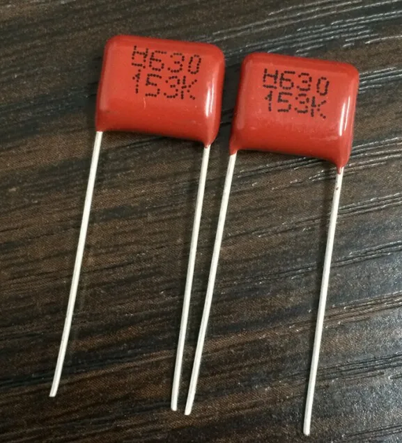 10 шт. CBB 153 630V 153K CBB21 0,015 мкФ 15nF P10 Металлизированный Полипропиленовый пленочный конденсатор с алюминиевой крышкой