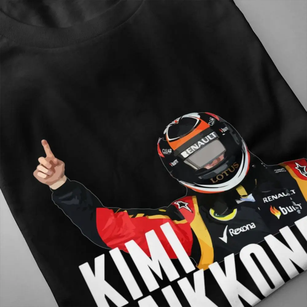 3D Print Nice Short-sleeved Popular Kimi Raikkonen Top Tees High-Q For Male Free Shipping O-neck T Shirt Man | Мужская одежда