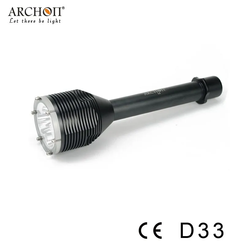 Водонепроницаемый подводный фонарик ARCHON D33 3 CREE XM L2 U2 макс. 3000 люмен 100 м|archon d33|diving