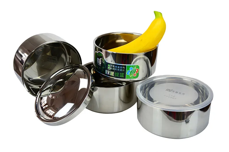 3 слой Большой 2.8L нержавеющей стали Lunch Box посуда наборы пищевых контейнеров бенто Закуска термос термос для еды ланч бокс термос для еды с контейнерами