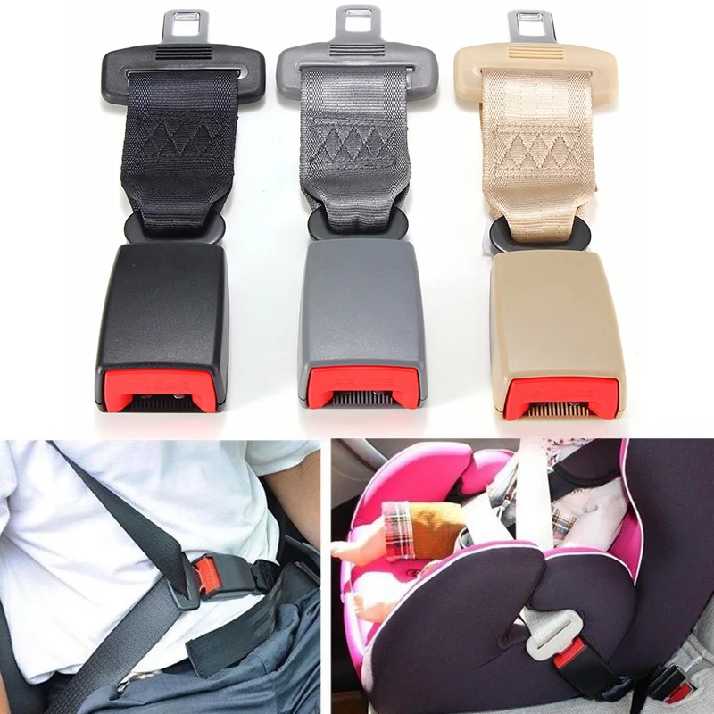 

23cm/9'' Car Seat Polyester Seatbelt Safety Belt Extender Extension Child Safety Seat Multi-color 2.1cm Buckle Car Accessaries
