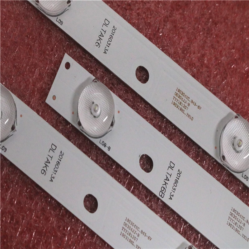 Светодиодный подсветка полосы лампы для акаи AKTV432 JS-D-JP4320-091EC JS-D-JP4320-081EC E43F2000 D43-F2000 |